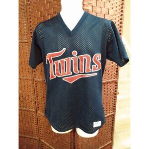 Vintage 80s Majestic Minnesota Twins Pullover baseball Jersey Stitched Medium